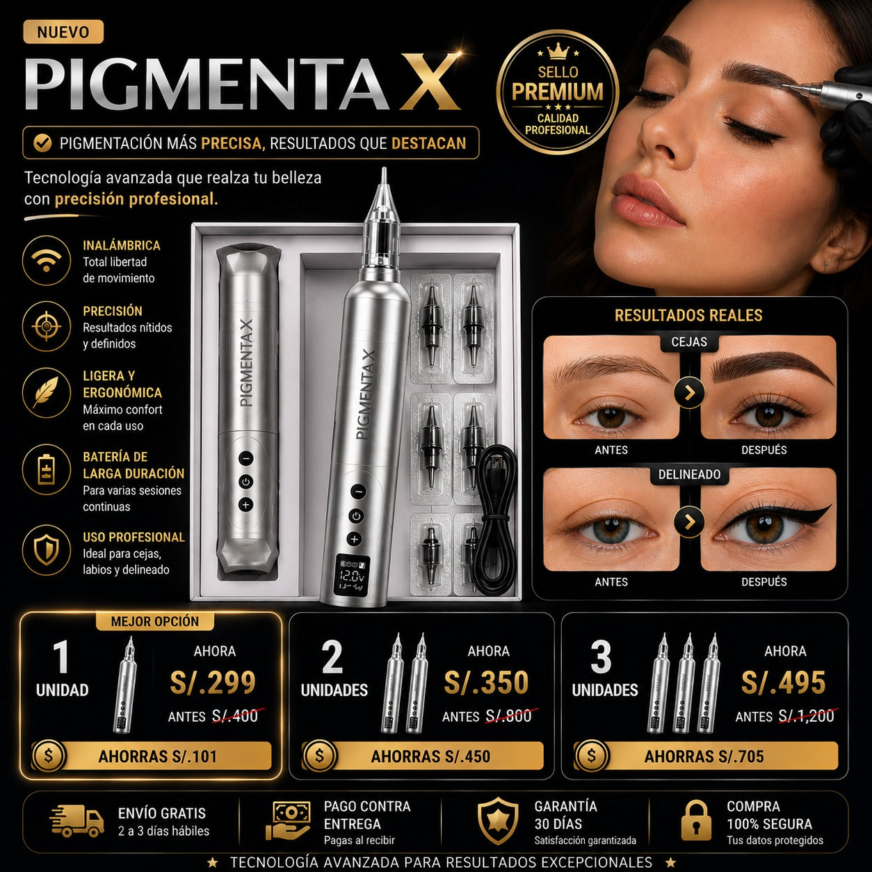 PIGMENTA X / Pigmentación Mas Precisa, Resultados Que Destacan